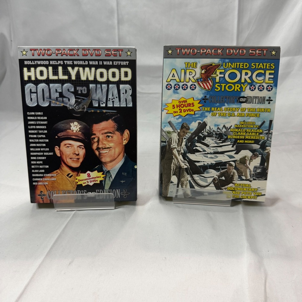 Military History DVD Bundle Hollywood Goes to War &‎ US Air Force Story